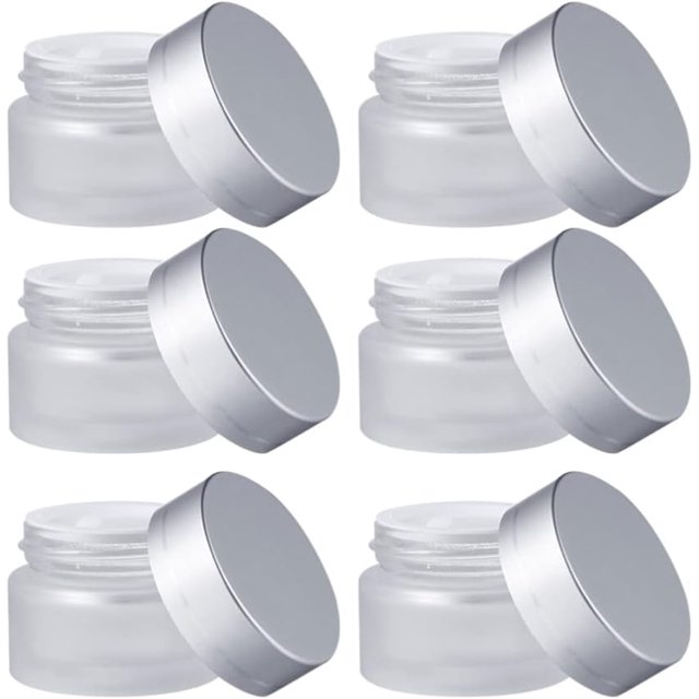HUGFEGWE 10pcs Bottled Cream Dispensers Cream Mask Storage Holder Glass Cream Dispenser Cream Boxes Cosmetics Bottles Cream Jars Cream Cases Cosmetic Empty Jars Cosmetic Containers U2536-17707