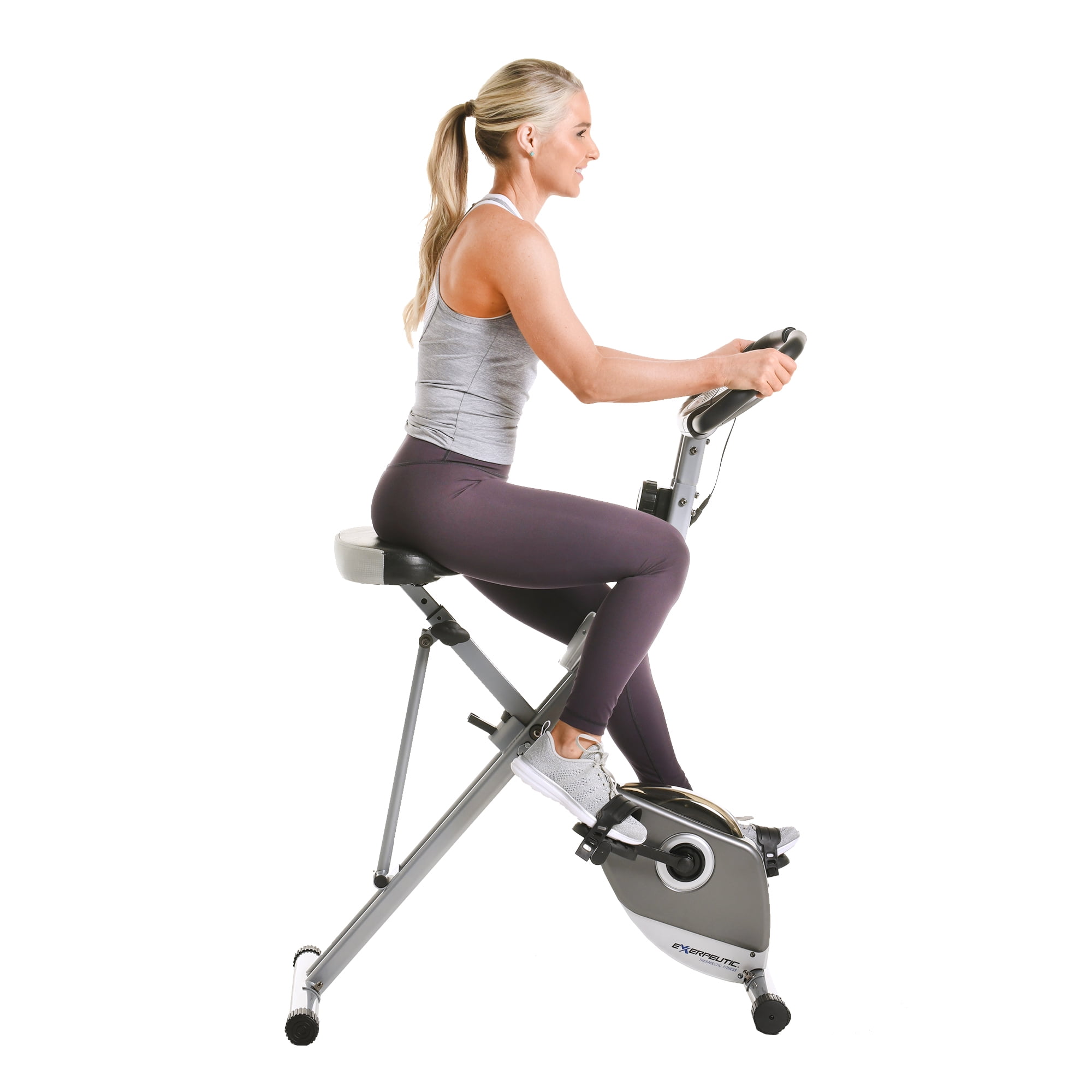 Exerpeutic Magnetic Upright Exercise Bike with Heart Puls W 