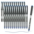 thumbnail image 1 of Shuttle Art RollerBall Pens 25 Pack Blue Fine Point Roller Ball Pens 0.5mm Liquid Ink Pens for Writing Journaling Taking Notes School Office, 1 of 4