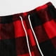 thumbnail image 5 of Pantalones cortos de pijama Wancir para mujer, de 1 pieza, a cuadros, suaves y afelpados, cómodos y suaves para dormir., 5 of 5