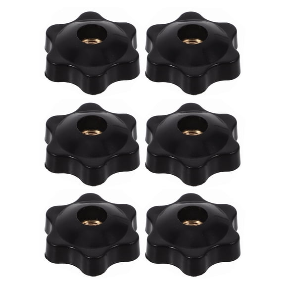 FRCOLOR 6pcs Adjustable Handle Nut M8 Handle Screw Handle Knob Bolts Manual Tightening Knob Plastic Thumb Knob For Replacement