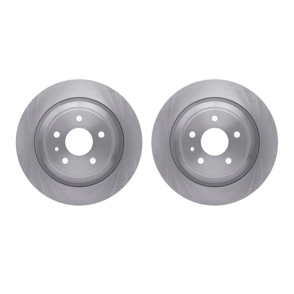 Dynamic Friction Company Rear Brake Rotors 6002-54062