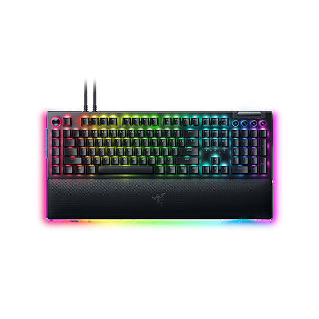 Razer BlackWidow V4 Pro - Interruptor amarillo - EE. UU. Teclado mecánico para juegos con Razer Chroma™ RGB Razer BlackWidow V4 Pro