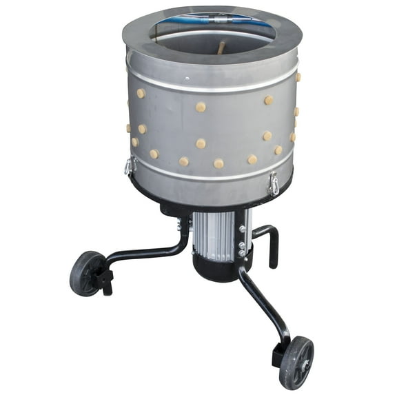Stainless Steel 1.5 HP Electric Chicken Feather Plucker