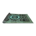 thumbnail image 2 of Ahgly Company Indoor Rectangle Abstract Light Blue Modern Area Rugs, 7' x 9', 2 of 4