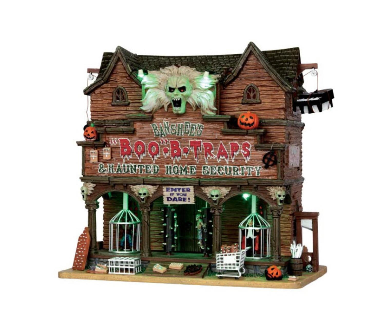  Lemax Spooky Town  Village  Banshee s Boo B Traps Halloween  
