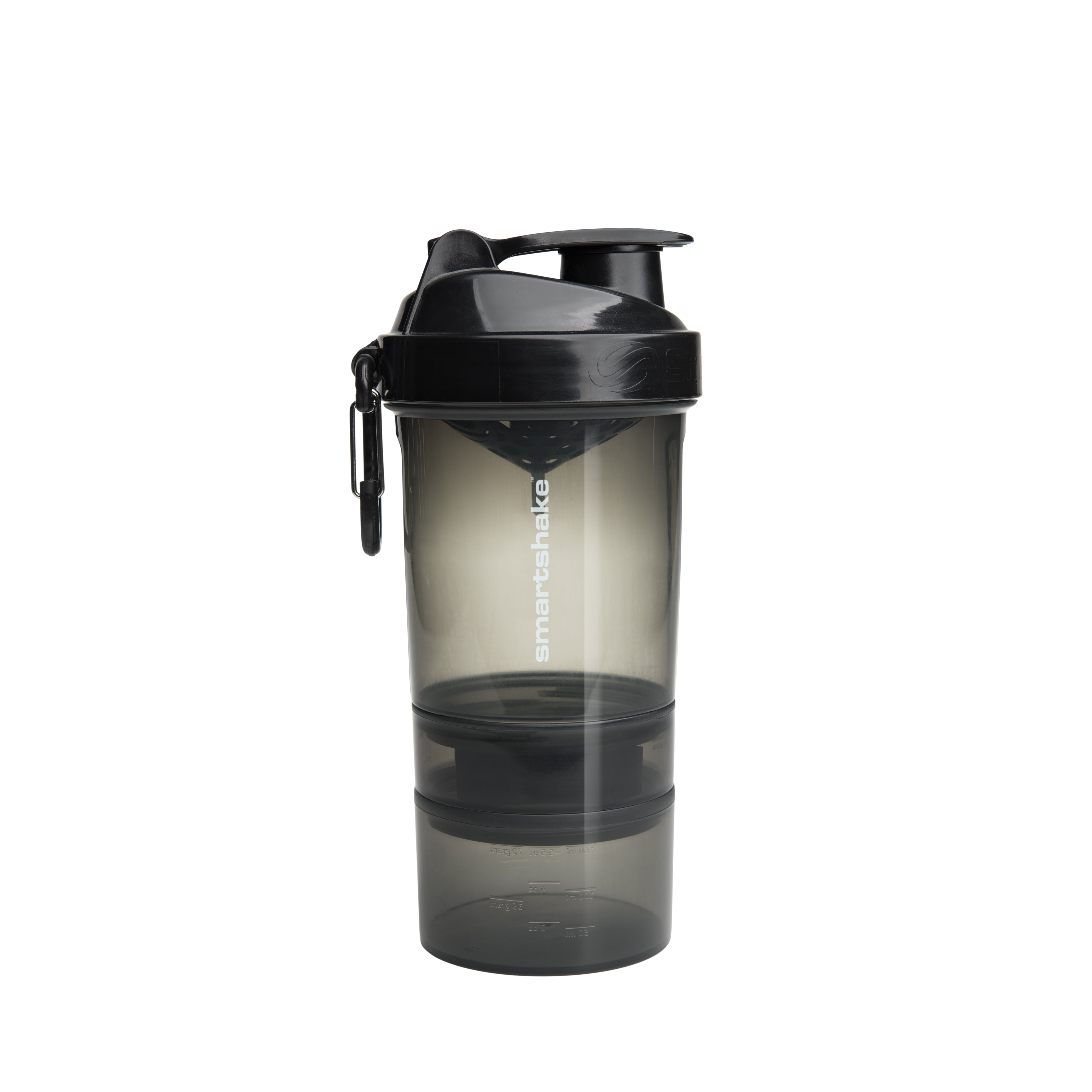 SMARTSHAKE 20 oz Smoke Black Blender Bottle