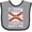 Heather and Black, variant on Inktastic Established March 3, 1845 Florida Flag Boys or Girls Baby Bib