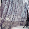 thumbnail image 4 of Lace Curtains 1 Panels Sheer Florals Embroidery Vintage Voile Window Panel Treatment Pair Ruffled Decor Drape for Bedroom/Kitchen, Rod Pocket, 4 of 6