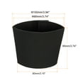 thumbnail image 2 of Uxcell Neoprene Insulated Reusable Coffee Tea Cup Sleeves Black Pack of 2, 2 of 6