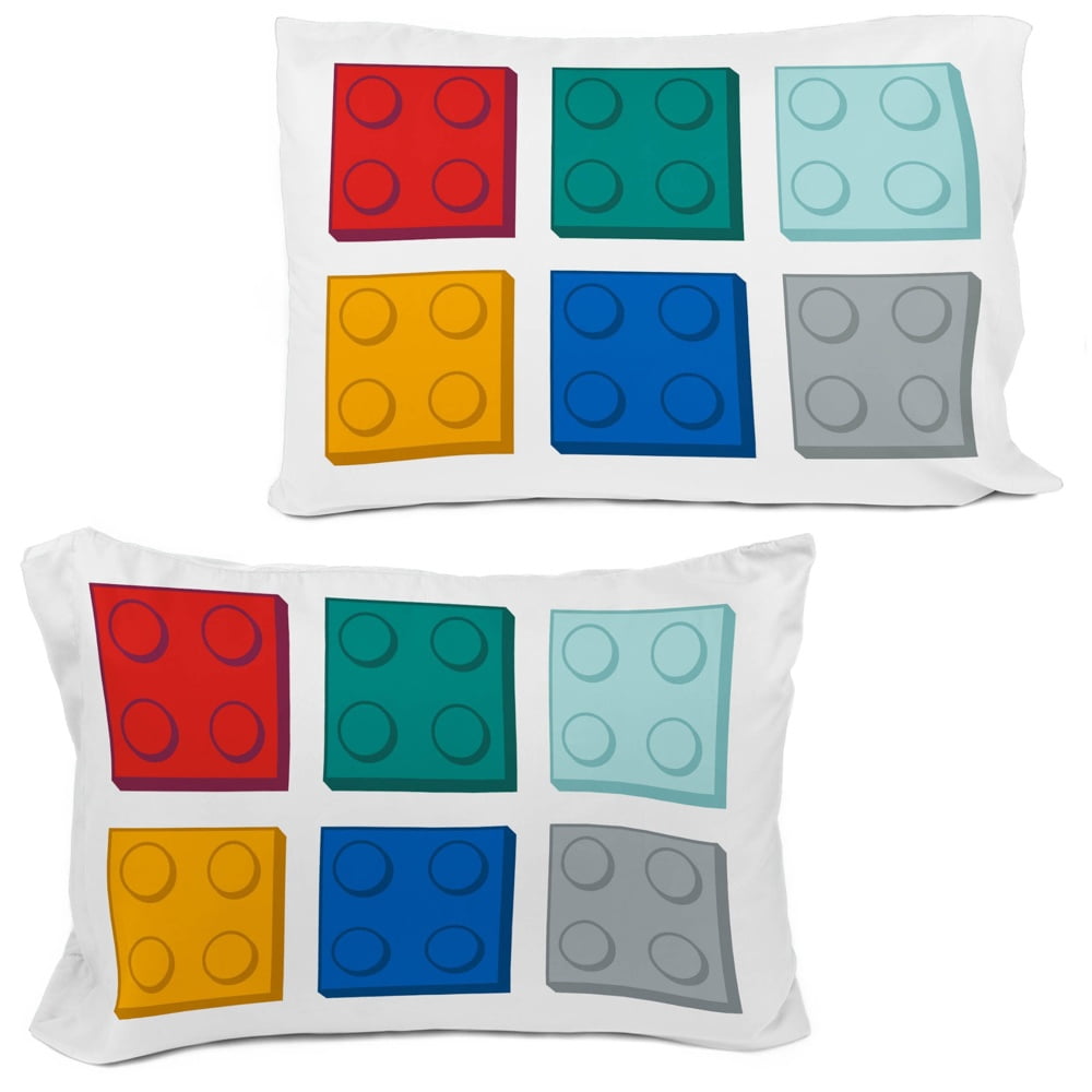 LEGO® Kids 2 Piece Multicolor Reversible Comforter and Pillowcase Bedding Set, Twin/Full