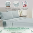 thumbnail image 5 of California Design Den 600 Thread Count 100% Cotton Sateen Weave Sheet Set, California King, Seafoam, 5 of 9