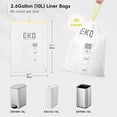 thumbnail image 4 of Bolsa de basura EKO Easy-Dispense Rollo, 80 unidades, 2.6 galones, 1 paquete, 4 of 7