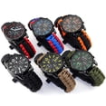 thumbnail image 3 of Montre de Survie Extérieure 8 In1 Bracelet Lumineux Étanche Multifonctions pour le Camping, 3 of 5