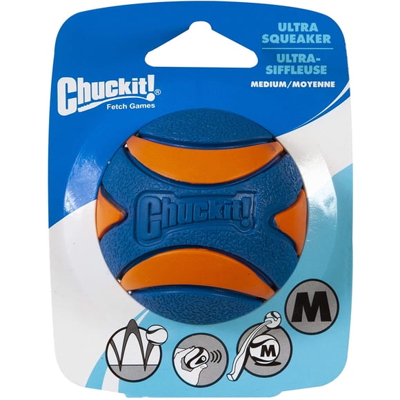 Chuckit Ultra Squeaker Ball Medium (1 paquete) Chuckit! Chuckit!