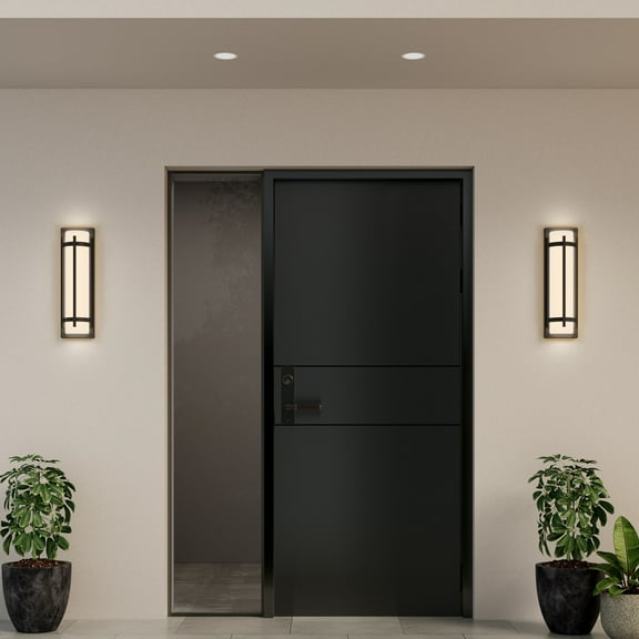 Millennium Lighting LED Outdoor Wall Sconce in Powder Coat Black 20 Inch