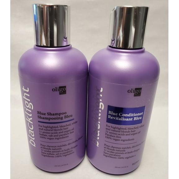 Oligo Blacklight Blue Shampoo 8.5 oz. & Blue Conditioner 8.5 oz. Duo
