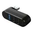 thumbnail image 5 of 4 Port USB 3.0 Hub 180° Degree Rotatable USB Splitter with 3 USB Port 1 USB C Powered Data Port USB Extender for Laptop, 5 of 11