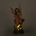 thumbnail image 3 of serony Resin Solar Fairy Statue Pond Figurine Home Angel Sculpture Ornament Craft, 3 of 9