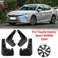 thumbnail image 2 of Mud Flaps Mud Guards For Toyota Camry Sport SE/XSE 2024, Front And Rear Splash Guards Tire Protector, Custom No Drilling Fender-black, 2 of 7