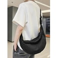 thumbnail image 3 of Kukuzhu Canvas Casual Messenger Bag for Women Hobo Crossbody Bag Shouder Purse Tote Handbag Men, 3 of 7