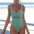 thumbnail image 1 of Bikini Mujer Traje de Baño Traje de Baño Sexy de Moda Para Mujer, Bikini Con Estampado de Letras, Traje de Baño Sin Mangas, Diseño Sin Espalda Para Playa de Verano, 1 of 3
