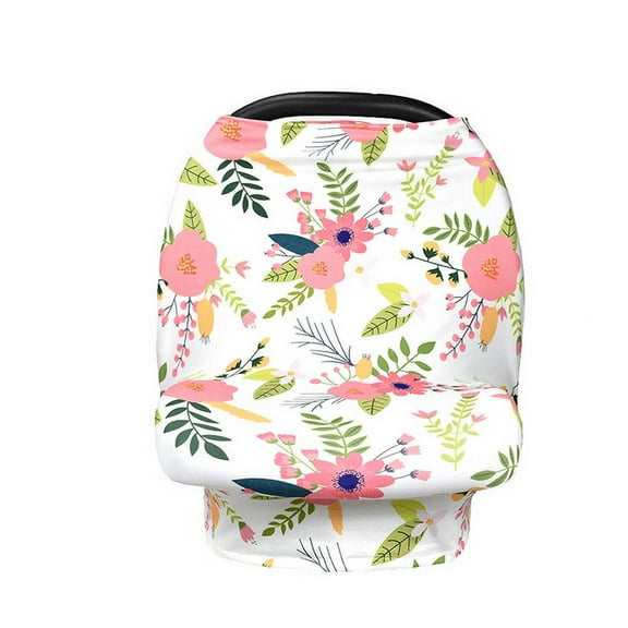 Baby Car Seat Covers Nursing Breastfeeding Scarf Stroller Cover, Multi-Purpose Infant Carseat Blanket, Travel and Shower Gift, Protective Cover for Baby Boys
