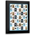 thumbnail image 1 of Perrenoud, Aubree 14x18 Black Modern Framed Museum Art Print Titled - Alphabet - Boys, 1 of 5