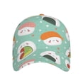 thumbnail image 2 of Daiia Kawaii Sushi Baseball Cap Men Women Classic Adjustable For Running Workout And Outdoor Activitie All Season Dad Hat Gift, 2 of 9