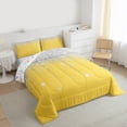 thumbnail image 3 of Feelyou Glitter Sequin Print Bedding Comforter Set for Female, Cartoon Dreamy Stars Print Twin Comforter Sets, Modern Fashion Reversible Bedding Set, Super Cozy Room Decor, 2 Pieces, 3 of 8