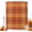 PlumPurple,CinnamonBrown,MutedTerracotta,Taupe, variant on Shower Curtains for Bathroom-36"x72",Orange and Purple Plaid Waterproof Bath Curtain Grommet Shower Curtain Set with Hooks