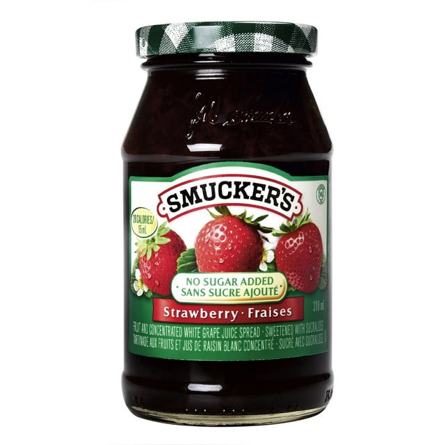 Smucker's No Sugar Added Strawberry Spread 310mL