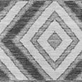 thumbnail image 4 of HomeRoots 676398 10 x 14 ft. Gray Charcoal & Silver Southwestern Washable Machine Made Rectangle Area Rug with UV Protection, 4 of 9