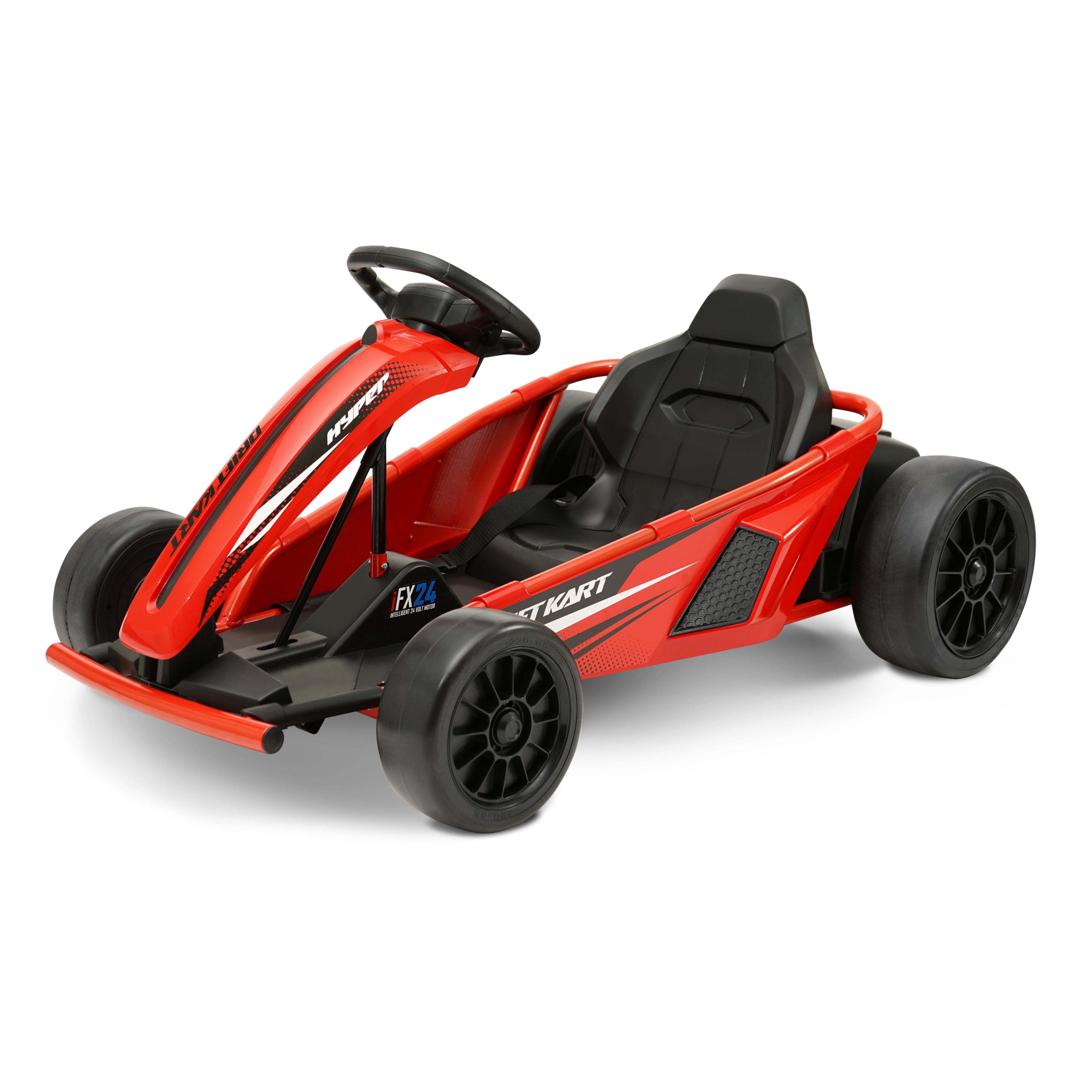 Hyper Toys 24V Go Kart Ride On, Red, Recommended for Ages 8 to 14 Years