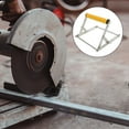thumbnail image 4 of Adjustable Miter Saw Roller Stand, Triangular Work Attachment, 2PCS Height Adjustable Stand, 390 LB Capacity for Cutting Projects, Efficient and Smooth Loading, 4 of 7