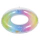 thumbnail image 1 of Swimming Ring Blue PVC Inflatable Sequin Floating Ring for Swimming Use 1Pcs, 1 of 2