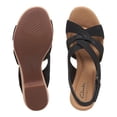thumbnail image 4 of Clarks® Giselle Beach Women's Nubuck Leather Wedge Sandals Color: Sand Size: 8, 4 of 5