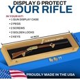 Gun Display Case Lockable Rifle Display Case Gun for