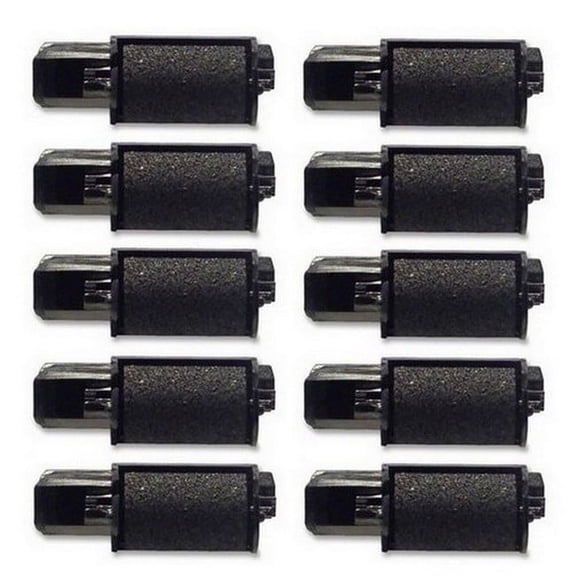 PrinterDash Compatible Replacement for Olivetti ECR-001/ECR-002/ECR-100/ECR-300/ECR-2100/ECR-2200 Purple Ink Rollers (10/PK) (IR-40P_10PK)