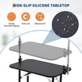thumbnail image 2 of ChaoLink 36inch Foldable Pet Grooming Table for Dogs with Height Adjustable Arms and Mesh Tray, 2 of 9
