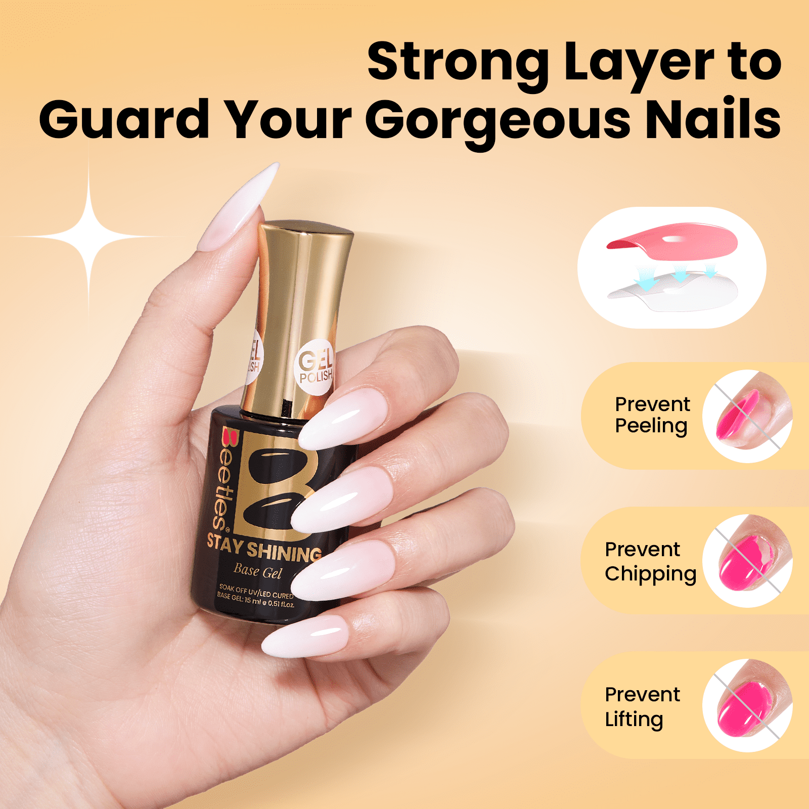 Beetles Crystal Shield Duo Gel Polish Set, Stay Shining Collection
