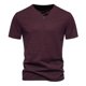 thumbnail image 1 of pstuiky camisetas de hombre, Camiseta deportiva de manga corta con solapa y bolsillo con cremallera de color liso para hombre ropa de hombre m, 1 of 5