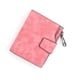 thumbnail image 5 of Cartera de mujer con cremallera corta y hebilla, gran capacidad, ranura para múltiples tarjetas, billetera pequeña esmerilada, billetera para mujer, 5 of 5