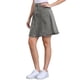 thumbnail image 4 of Faldas de mujer Inspire Chic de talle alto, en línea A, acampanadas, casuales, de mezclilla, talla XL, gris claro, 4 of 6