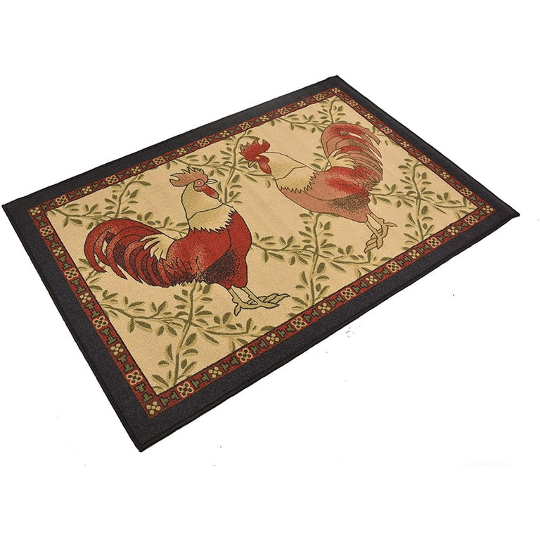 French Country Rooster Rugs