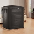 thumbnail image 2 of zhangmingg Extra Large Capacity Home Storage Organizer with Lid Double Zipper and Reinforced Handle for Clothes Blankets Quilts, 2 of 2