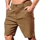 thumbnail image 1 of Pantalones cortos de golf Cagnkofi para hombre, elásticos, de trabajo, con parte delantera plana y bolsillos, ligeros, de secado rápido y casuales., 1 of 4