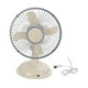 thumbnail image 5 of Mini ventilador de escritorio, pequeño ventilador de refrigeración, ligero, ventilador de aire fresco, funcionamiento silencioso, vibración. Beige, 5 of 9