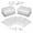 Clear, variant on Clear Bubble Wrap Bags, 100 Pack 5.9x7.9 Inch Double-Sided Cushioning Pouches for Packing Fragile Items
