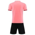 thumbnail image 5 of Lumosvexa Boys Outfit Sets 2 Piece, Graphic T-Shirt and Shorts Kids Summer Football Activewear Pink 8, 5 of 6